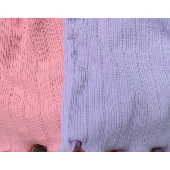 THF ÁO CROPTOP TRỄ VAI LEN GÂN  A18