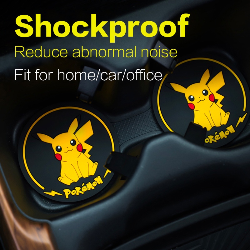 Lót Ly / Miếng Lót Ly Silicon / Đế Lót Ly Chống Trượt Họa Tiết Hoạt Hình Dễ Thương