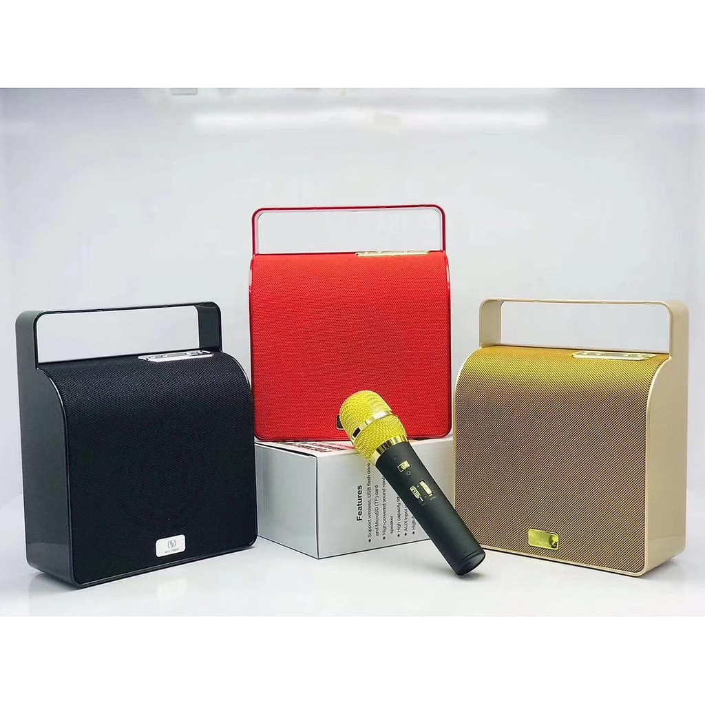 Loa Bluetooth Karaoke YS-A35 - kèm 1 mic không dây, hàng xách tay