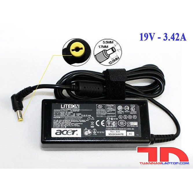 Sạc Laptop Acer 5810 5820 5830 5910 5920 5925 3.42A 65W