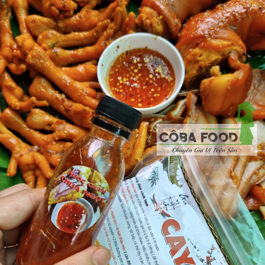 Combo 2 loại 1 ủ muối hoa tiêu + 1 gia vị cay Tứ Xuyên tặng 2 chai sốt thái