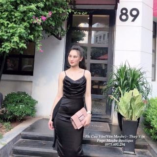 ĐẦM BODY CỔ ĐỔ PHI LỤA