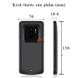 Ốp lưng kiêm sạc dự phòng samsung s9+/5200mah hiệu newdery