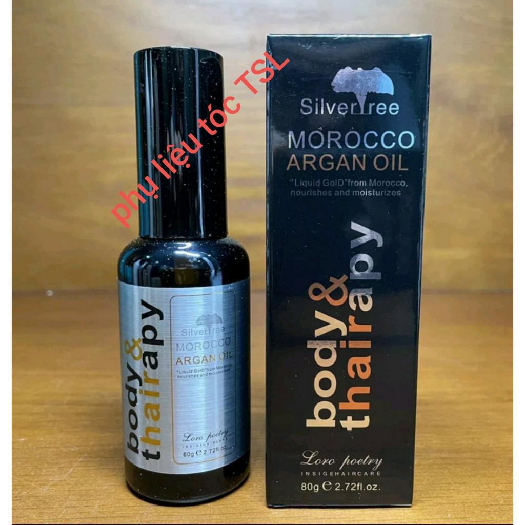 Tinh Dầu Dưỡng Tóc Morocco Argan Oil - BODY & THAIRAPY chính hãng mùi thơm dễ chịu ko bết tóc giữ nép tóc mà không bị bế