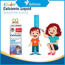 DoppelHerz- Calciovin Liquid - Giúp xương chắc khỏe và phòng ngừa loãng xương KINDER CALCIOVIN