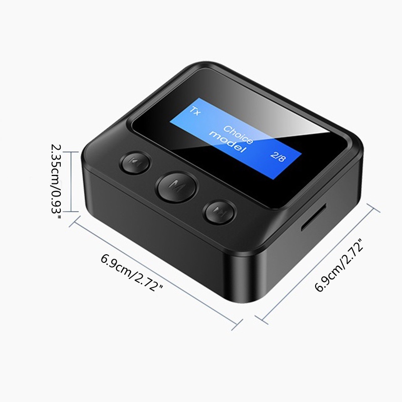 Thiết Bị Truyền Nhận Tín Hiệu Bluetooth 5 0 3 5mm 2 Trong 1 Cho Loa Xe Hơi TV