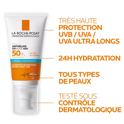 KCN da khô nhạy cảm La Roche-Posay Anthelios Hydrating Cream SPF50