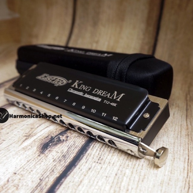 Kèn Harmonica EASTTOP CHROMATIC KING DREAM T12-48K