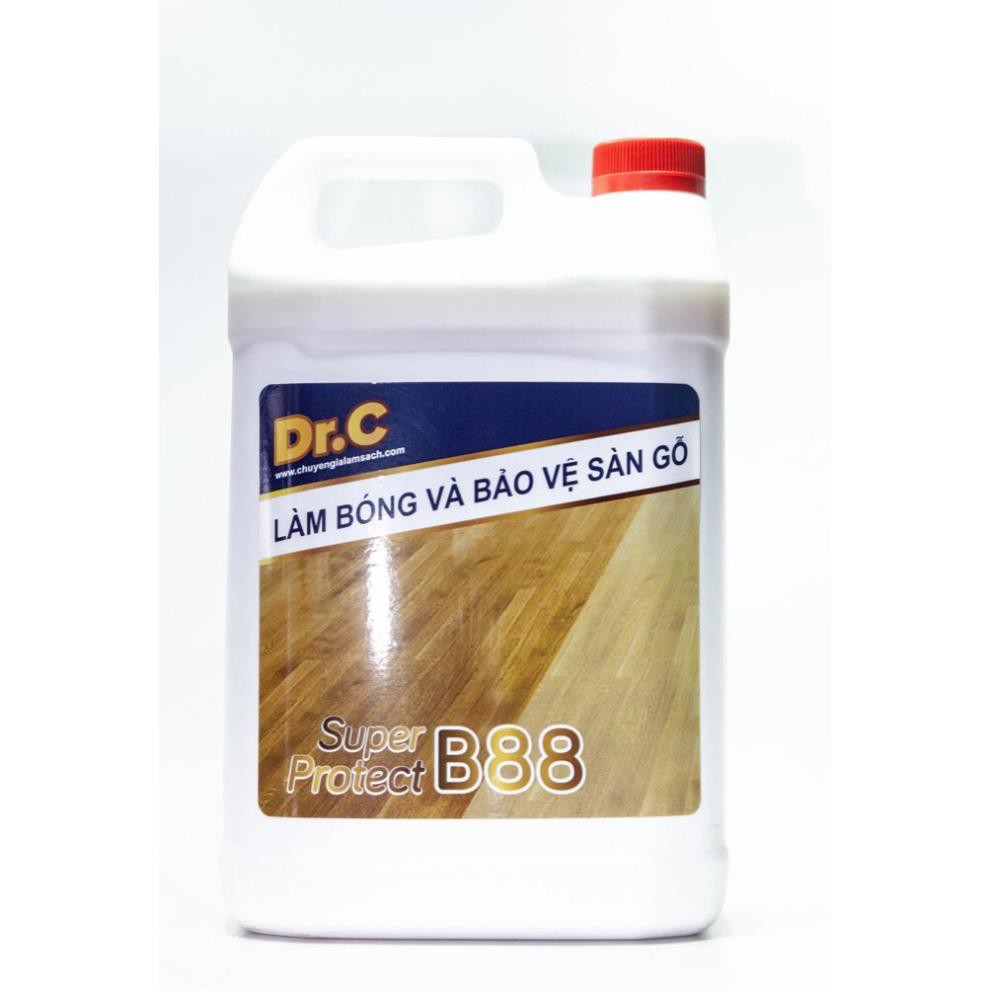 Đánh bóng sàn gỗ Dr.C B88 500ML/1L bảo dưỡng chống trơn trượt phục hồi độ bóng tạo lớp bảo vệ sàn gỗ