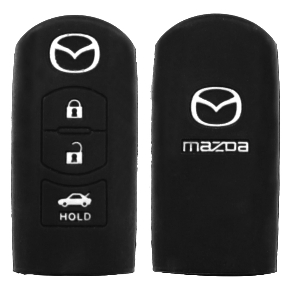 Vỏ Silicone Bảo Vệ Chìa Khóa Xe Hơi Mazda 3 5 6 Axela Cx5 Cx7 Atenza Core - Wing 3 Nút