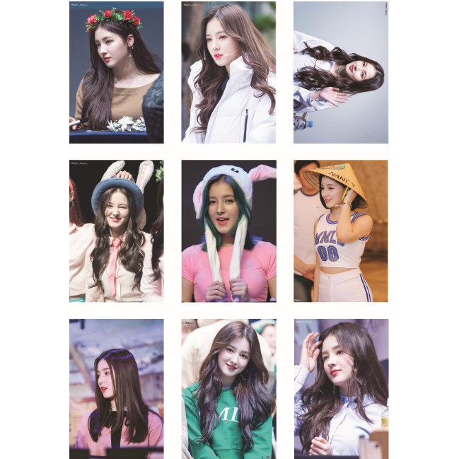 Lomo card 63 ảnh thành viên MOMOLAND - NANCY at Fansign