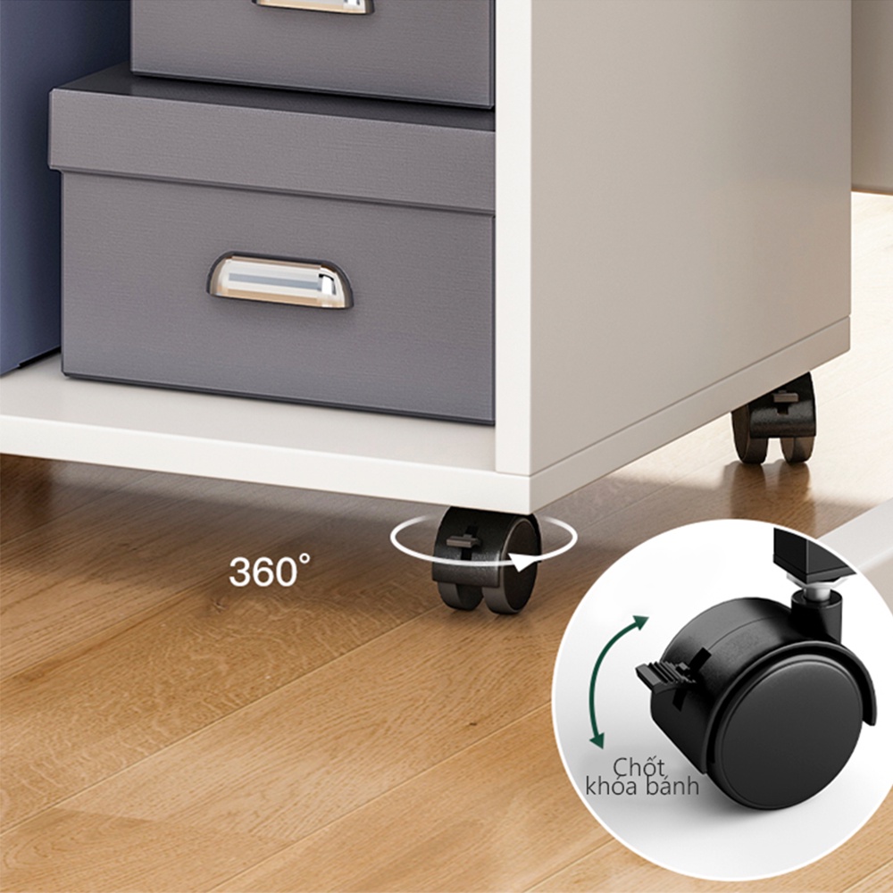 Tủ đựng đồ văn phòng đa năng có bánh xe - SGP190