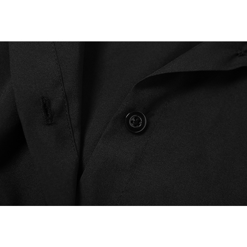 Áo Thun Đính Nút Phối Dây Ruy Băng Phong Cách Đường Phố Cá Tính Cho Nữ