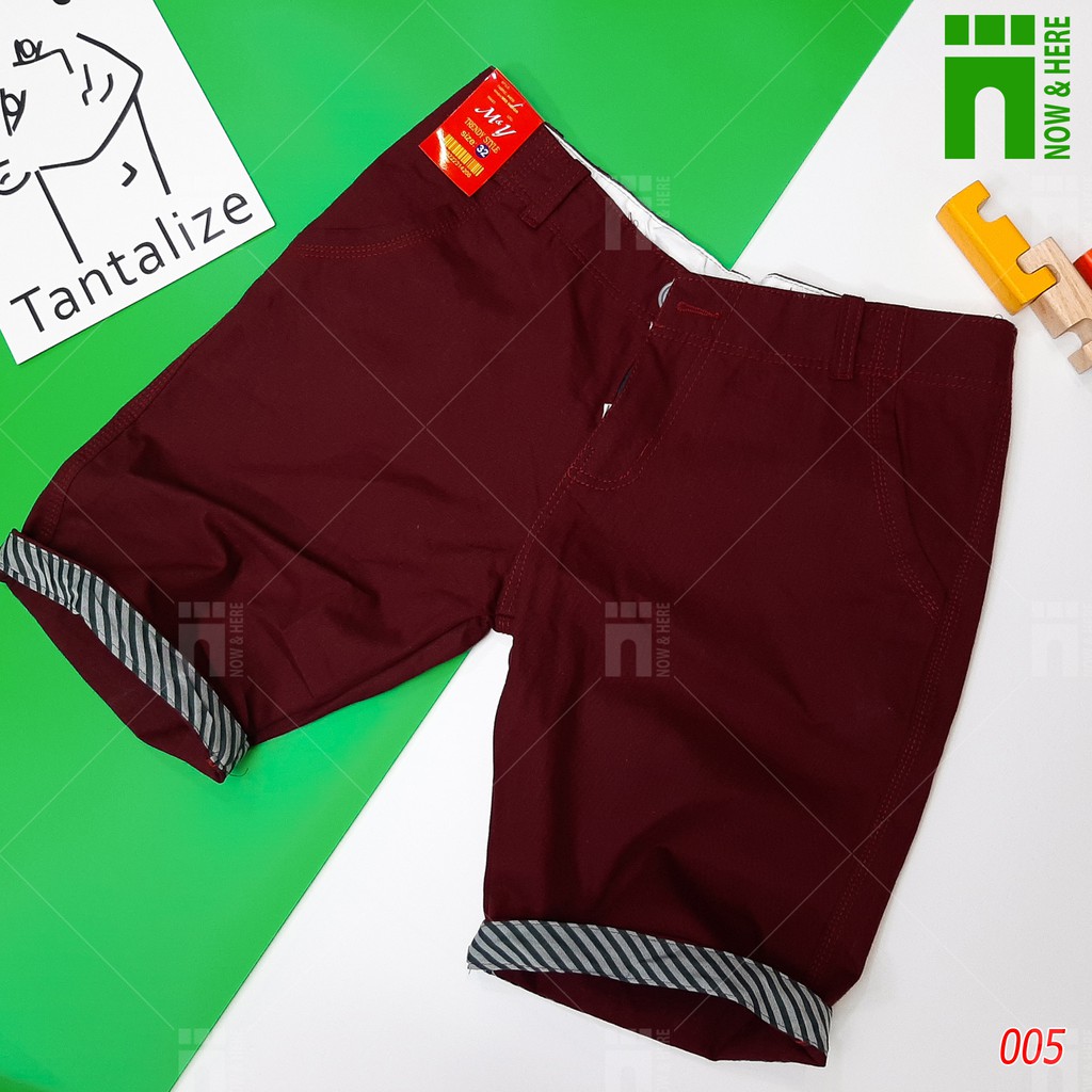 Quần short nam cho người từ 45kg - 80kg, quần short kaki nhiều màu - NH Shop