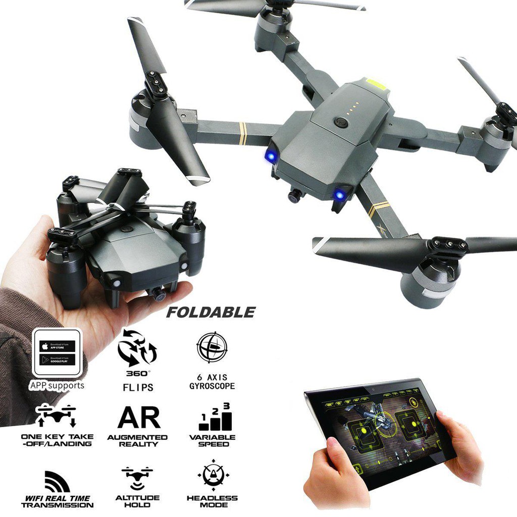 ✔️  [Top sale] -  Flycam mini, Máy bay điều khiển từ xa XT-1 kết nối Wifi quay phim chụp ảnh Full HD