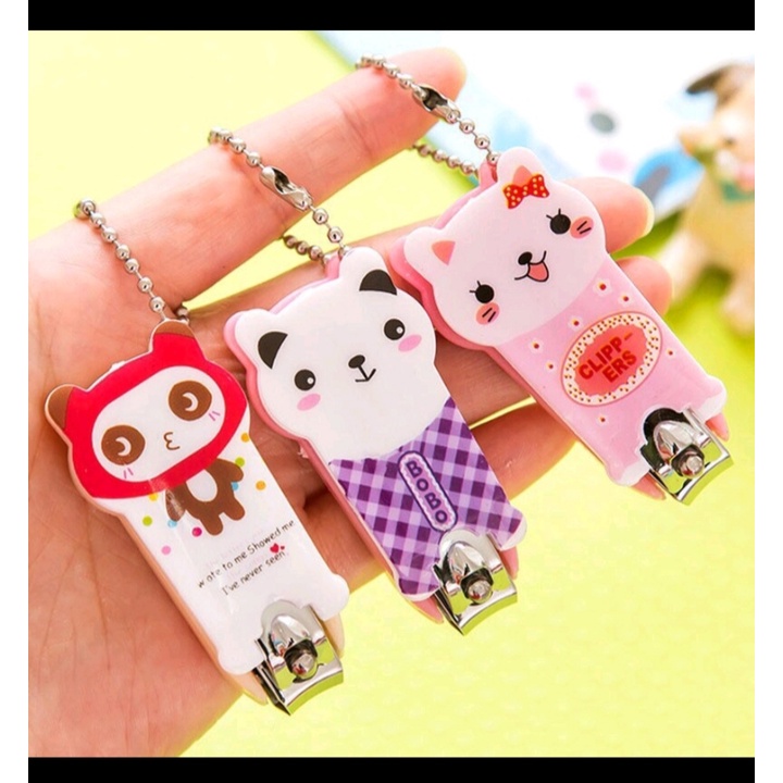 Bấm móng tay hình thú dễ thương cho bé