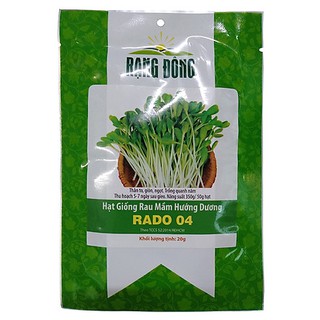 Hạt giống Rau mầm Hướng Dương 20g/500g - Rạng Đông