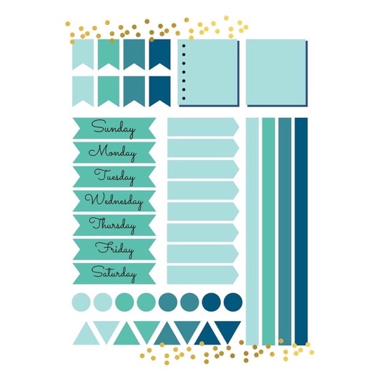 Sticker Chưa Cắt Dùng Trang Trí Love Box Hoặc Khung Ảnh 3D