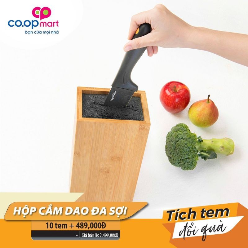 (TOÀN QUỐC) 95 Tem COOPMART đổi BỘ DAO ROYA HÀ LAN