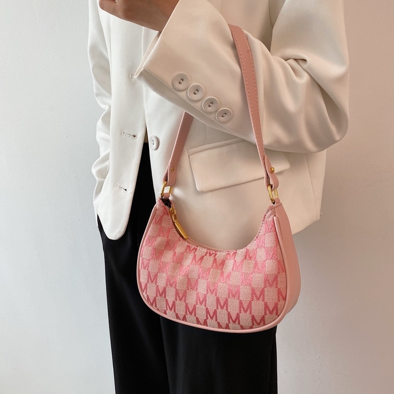 Túi kẹp nách đeo vai vải dạ thời trang nữ mẫu mới cao cấp DIOMI