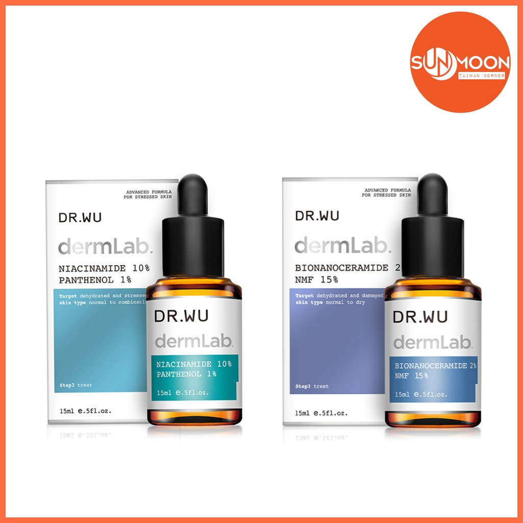 [Dr.Wu] Tinh Chất Serum Dr.Wu Dermlab Niacinamide 10% + Panthenol 1% 15ml (Dr.Wu B5)