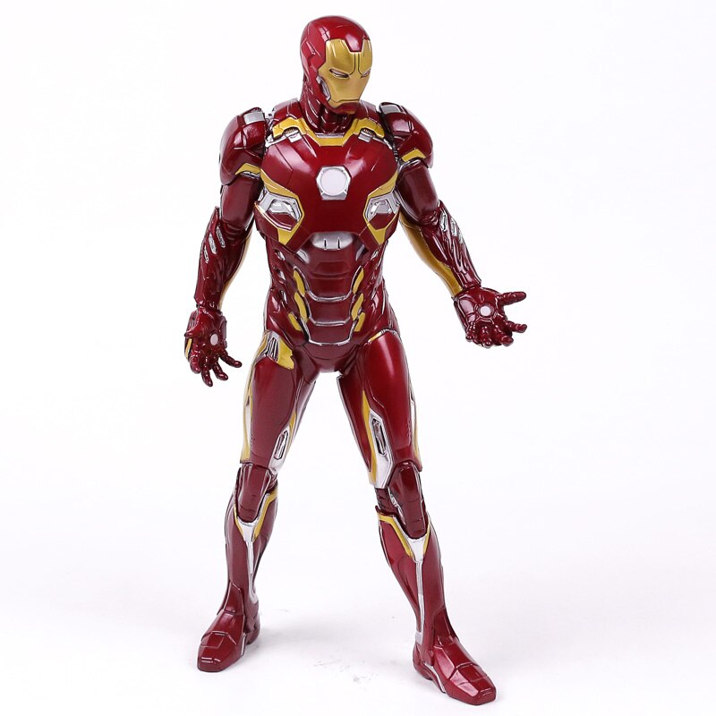 Điên Đồ Chơi Iron Man MARK XLV MK 45 PVC Vẽ Hình Sưu Tập Đồ Chơi Mô Hình