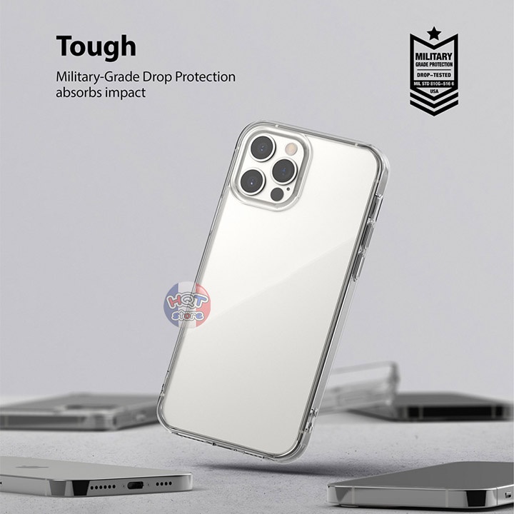 Ốp lưng chống sốc Ringke Fusion cho IP 12 Pro Max / 12 Pro chính hãng - Hàng nhập khẩu