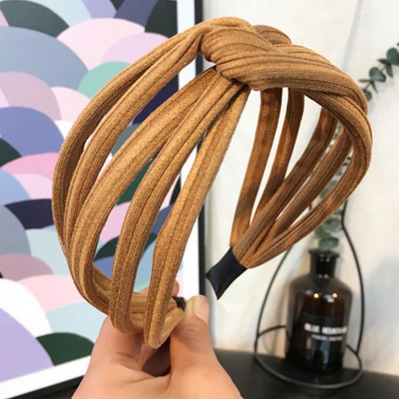 ### Băng Đô Cài Tóc Đính Nút Thời Trang Cho Nữ