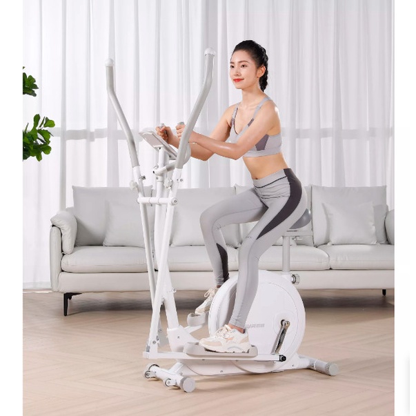 Xe đạp tập thể dục đa năng ELIP QM2201, xe đạp cử động toàn thân tại nhà - kèm ảnh thật - bảo hành 1 năm