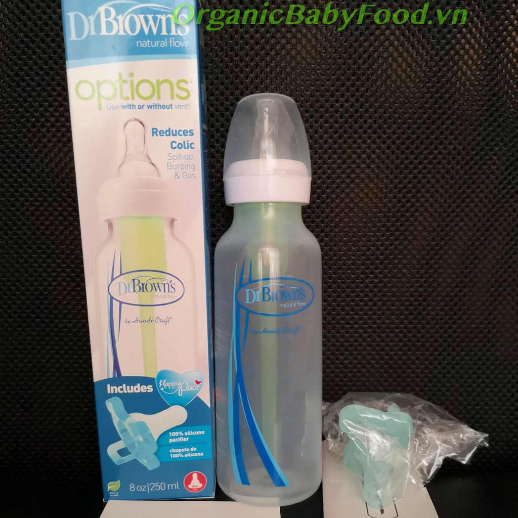 Bình sữa Dr Brown's Options Cổ Hẹp 250ml