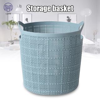 Giỏ nhựa tròn có quai xách đựng đồ chơi/đồ giặt tiện lợi