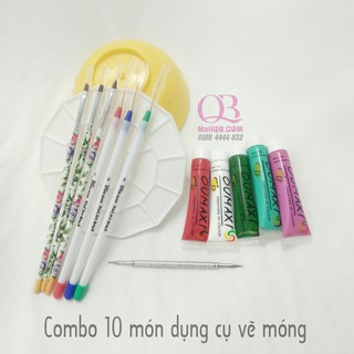 Bộ dụng cụ vẽ nail 10 món