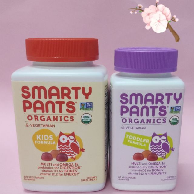 Kẹo dẻo hữu cơ vitamins - Smarty Pants