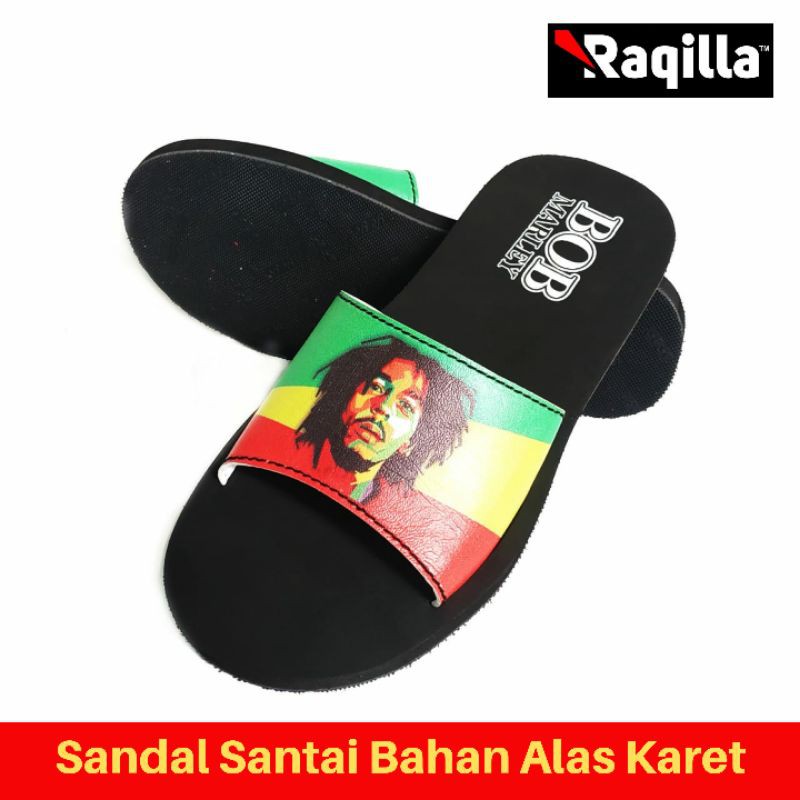 Dép Sandal Đi Xe Đạp / Tàu Thuyền In Hình Bob Marley Độc Đáo