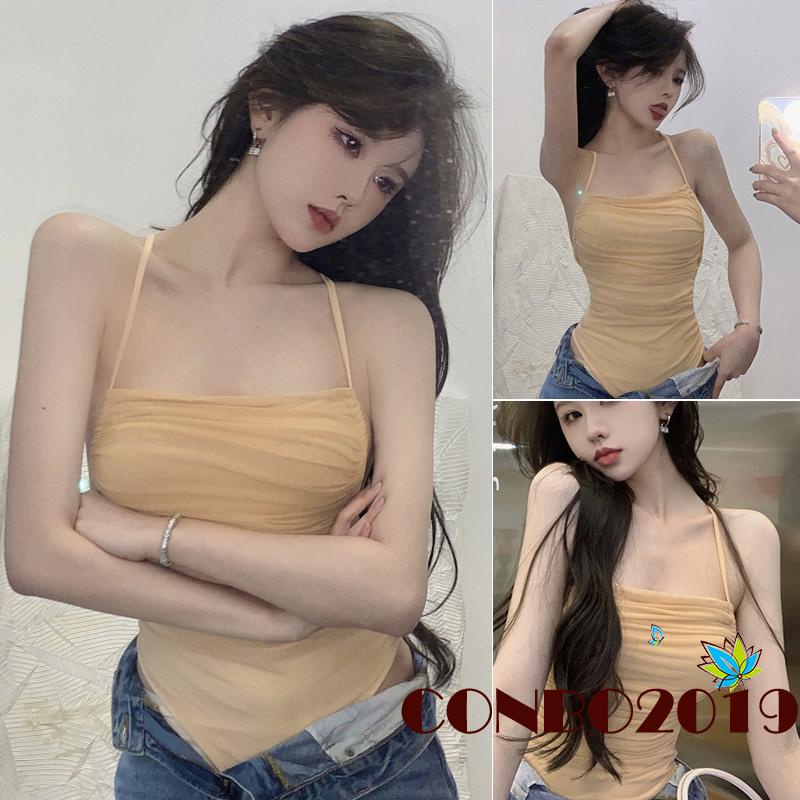 Áo liền quần Không Tay Cổ Vuông Màu Trơn Thời Trang Cho Nữ