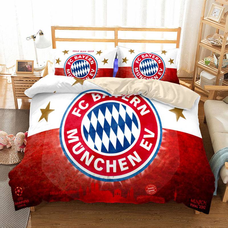 Vỏ Gối 3 Trong 1 In Logo Câu Lạc Bộ Bóng Đá Bayern Munich Chelsea Paris Saint-Germain Manchester City
