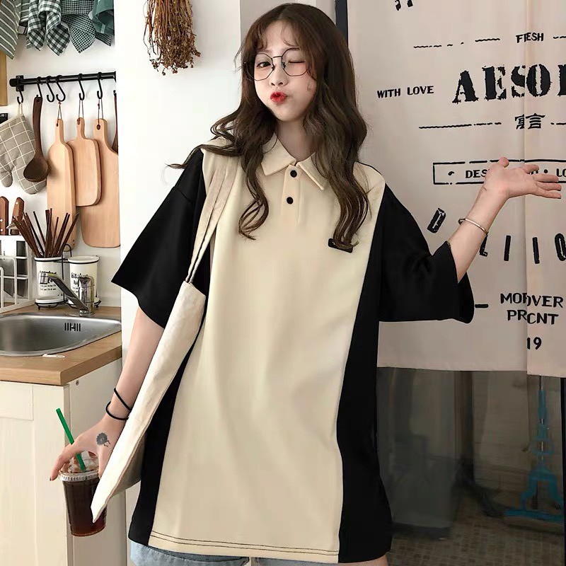 Áo thun phông polo nam nữ GIÁ RẺ form rộng - cotton mịn đẹp