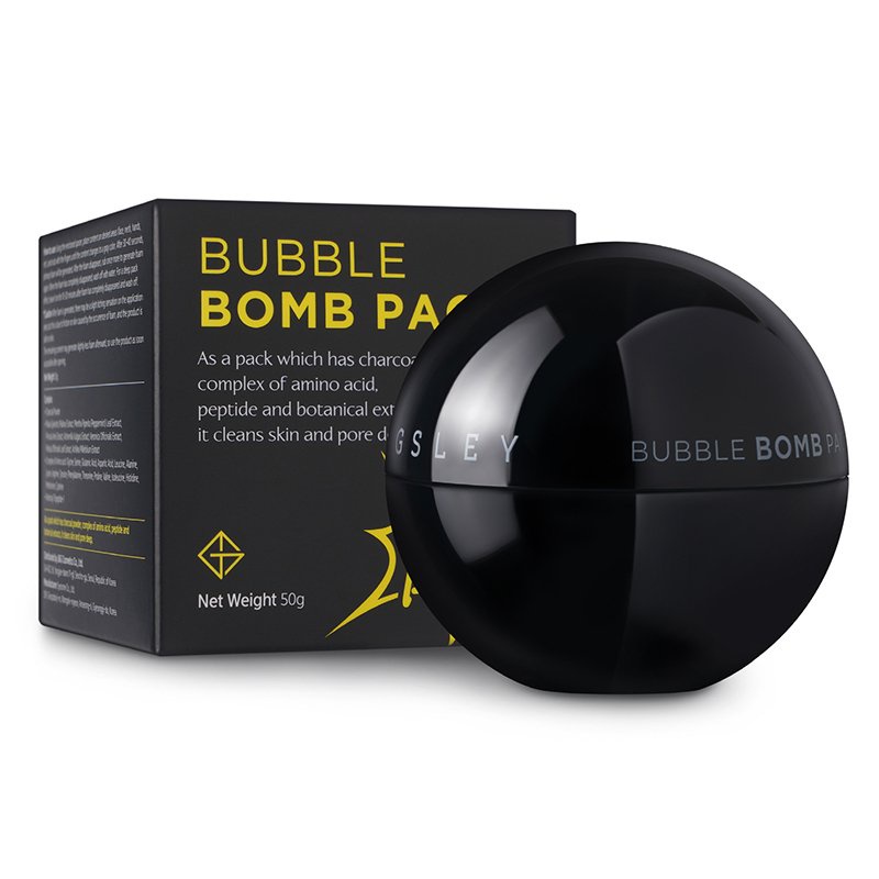 Mặt nạ sủi bọt thải độc tố và se nhỏ lỗ chân lông GSLEY BUBBLE BOMB PACK 50g