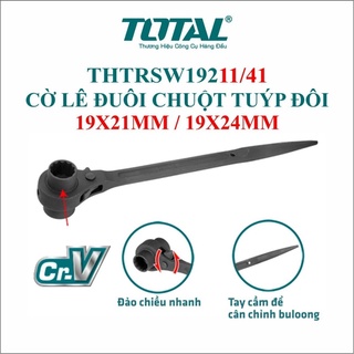 Cờ lê đuôi chuột 2 đầu tuýp 19x21mm và 19x24mm total thtrsw19211 thtrsw19241