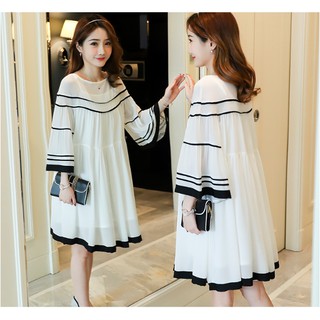 ĐẦM BẦU VÁY BẦU CÔNG SỞ VOAN TRẮNG