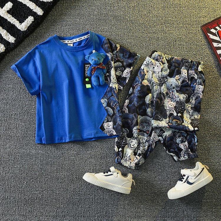 Set Đồ Thời Trang Mùa Hè Phong Cách Mới Dành Cho Bé Trai