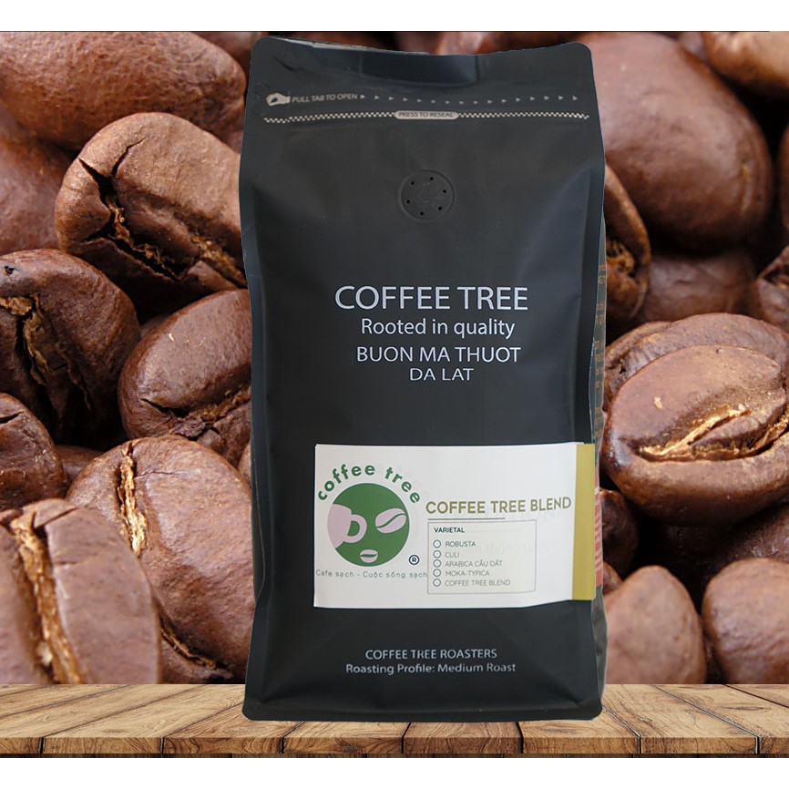 Cà phê nguyên chất 100% Coffee Tree đặc biệt 500gr thơm ngon, đậm đà