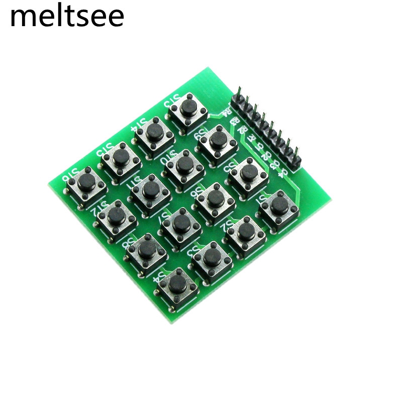 Bảng Mạch Thử Breadboard MCU 16 Phím Ma Trận 4*4 4x4 8 Chấu Cho Arduino