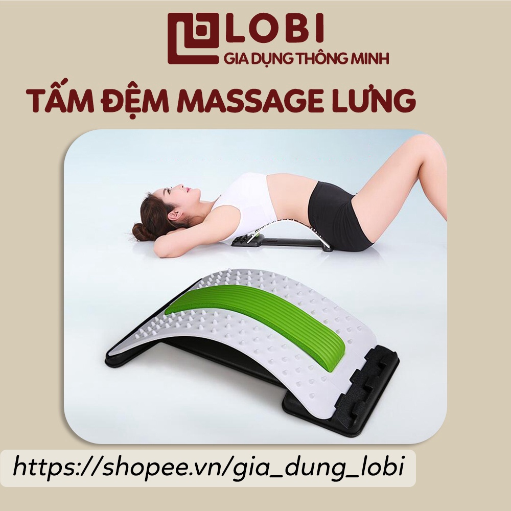 Tấm nhựa đệm massage lưng giúp giảm đau mỏi lưng cột sống hiệu quả