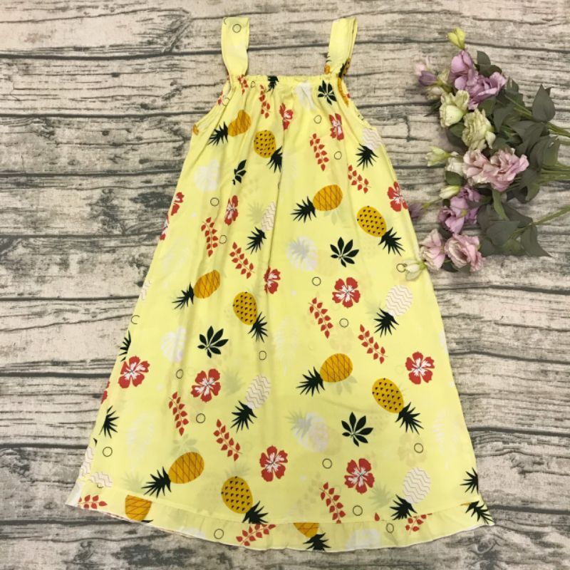 đầm tole lanh size to mặc nhà mát mẻ thấm hút mồ hôi tốt (4 size) | BigBuy360 - bigbuy360.vn