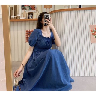 Đầm Dạ Hội Tay Ngắn Phong Cách Retro Dành Cho Nữ