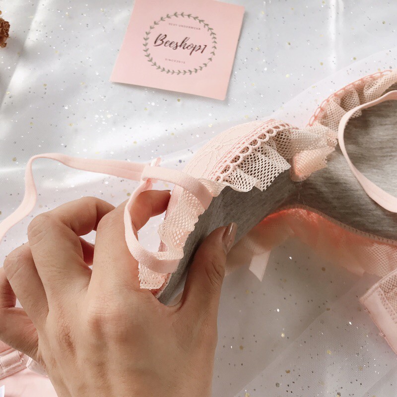 Bộ đồ lót ren cao cấp Princess, Set đồ lót ren không gọng đệm vừa nâng ngực hàng Cao Cấp AR132 | BigBuy360 - bigbuy360.vn