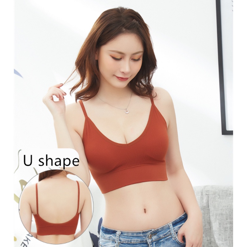 Seamless Sports Bra Women Fitness Top Yoga Bra For Cup A-D Running Yoga Gym Crop Top Women Push Up Sport Bra Top U Back Bras