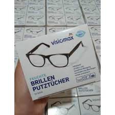 Giấy lau kính Visiomax Đức 52 tờ giúp làm sạch và bảo vệ kính