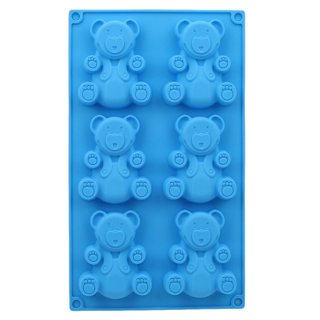 Khuôn Làm Bánh Hình Gấu Gummy Dễ Thương